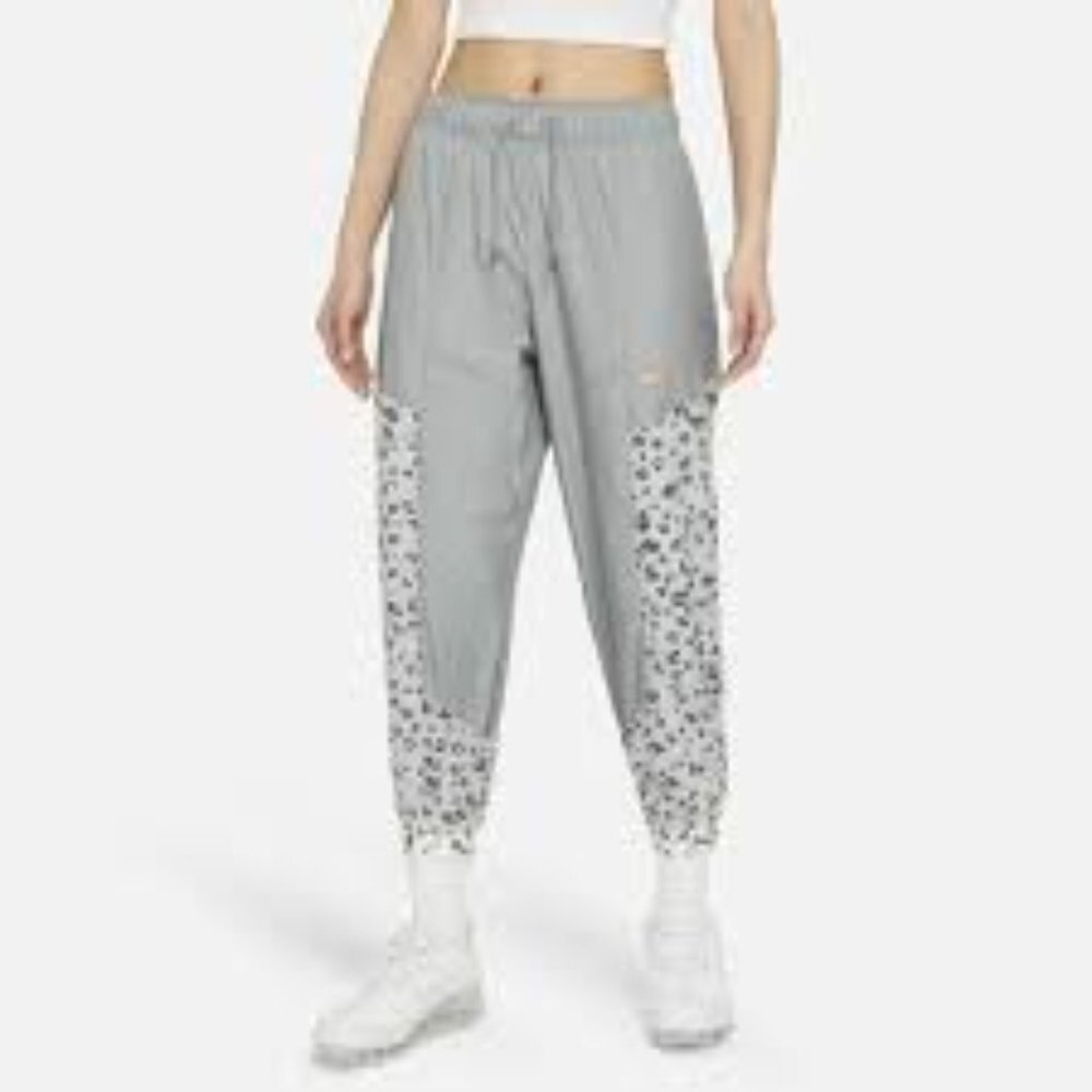 Nike Sportswear Woven Leopard Print Jogger Pants